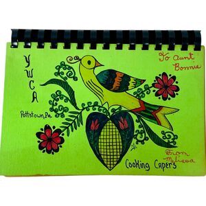 Vintage YWCA Pottstown PA Cooking Recipes Spiral-Bound Cookbook Diverse Recipes